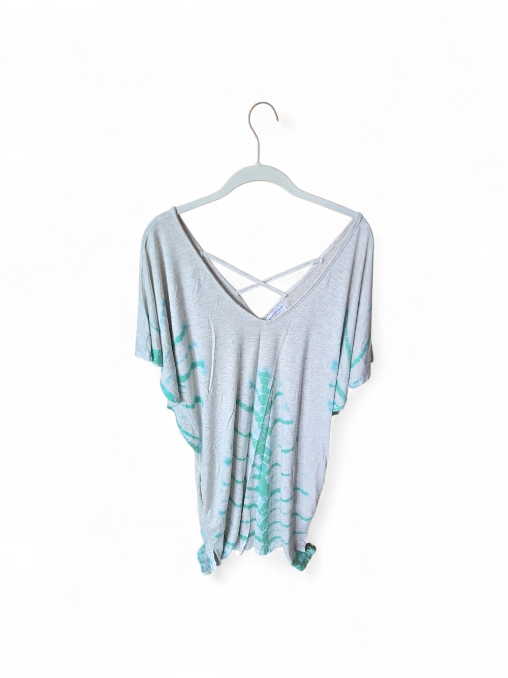 Mandarin Blue Resortwear Beach Coverup M